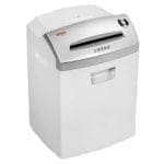 An intimus 26 SC2 Strip Cut Shredder on a white background.