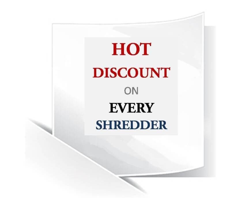 Hot Discount Paper Shredder Banner