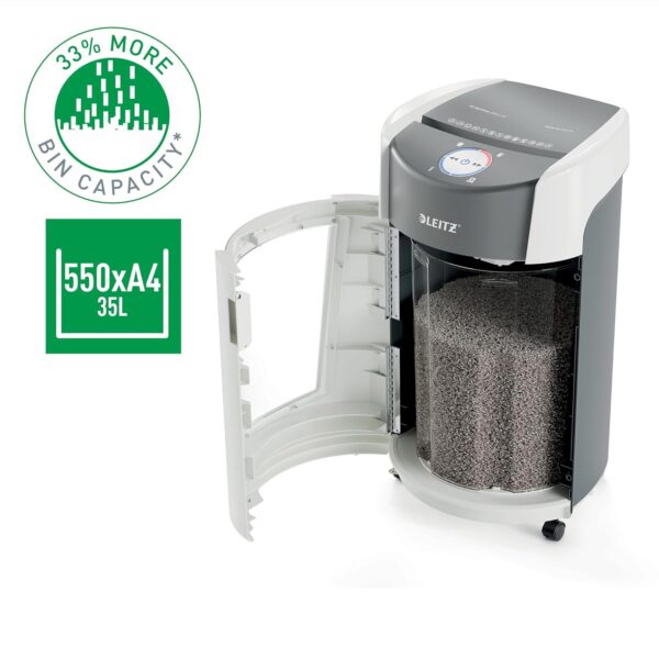 LEITZ M shredder OptiMax Office Micro Cut Paper Shredder - Image 5