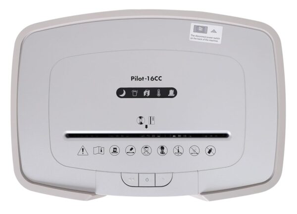 PILOT 16CC Paper shredder, CD and Credit Card Cross Cut Shredder - Image 4