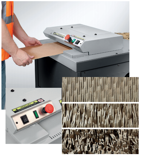 types of shredded cardboard