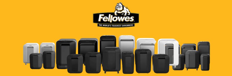 fellowes office shredder banner