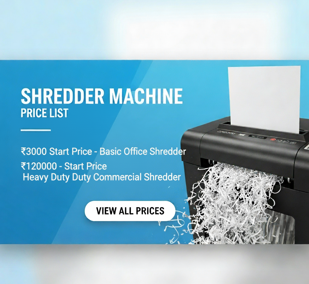 shredder machine price