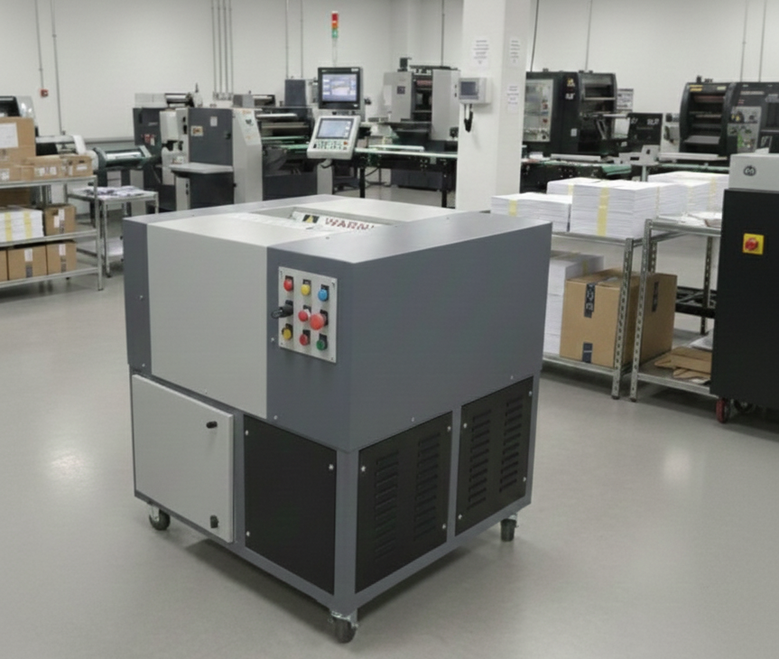 high security printing press shredder in printing press